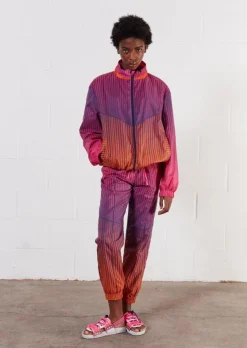 Andrew Brischler Neon Print Track Pant (Pink & Orange) | House of Holland