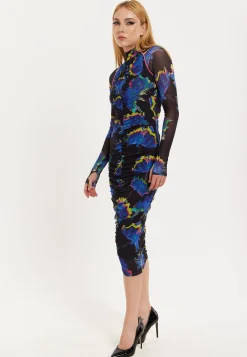 Flower Of Mars Midi Dress
