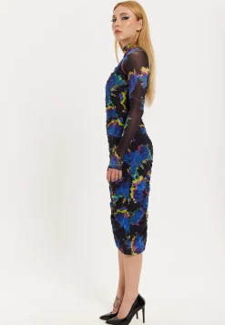 Flower Of Mars Midi Dress