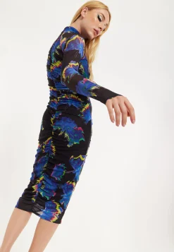 Flower Of Mars Midi Dress