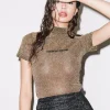 Gold Lurex Tee