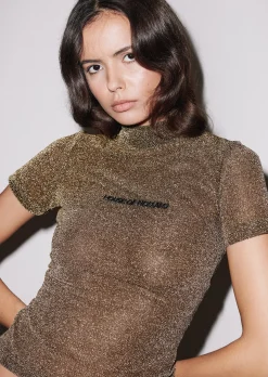 Gold Lurex Tee