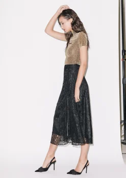Gold Lurex Tee