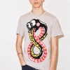 @hattiestewart 'Snake' Grey Graphic Tee | House of Holland