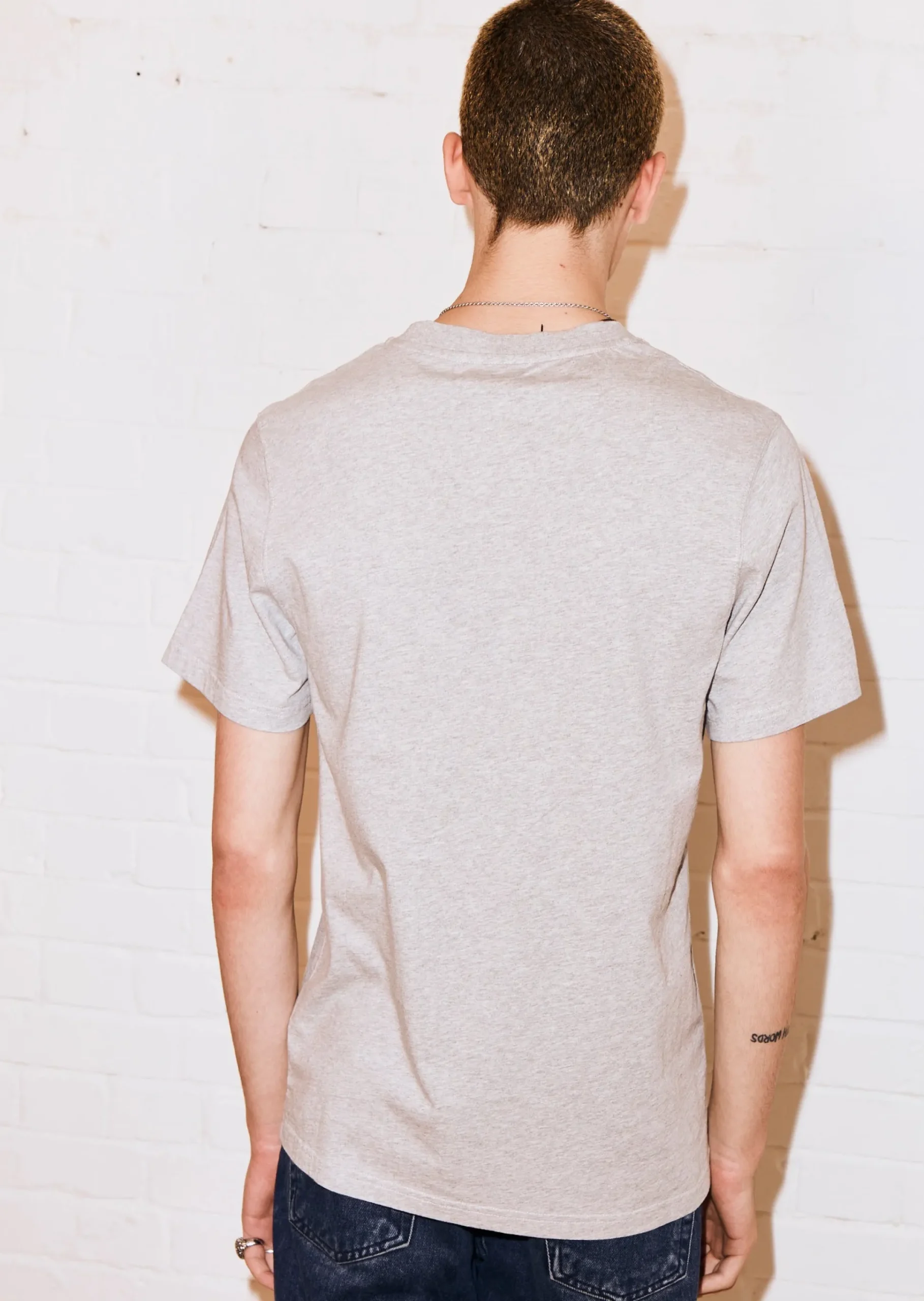@hattiestewart 'Snake' Grey Graphic Tee | House of Holland