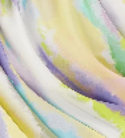 House Of Holland Abstract Pastel Cowl Neck Mini Dress With Adjustable