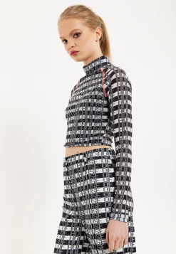 House Of Holland Black And White Top