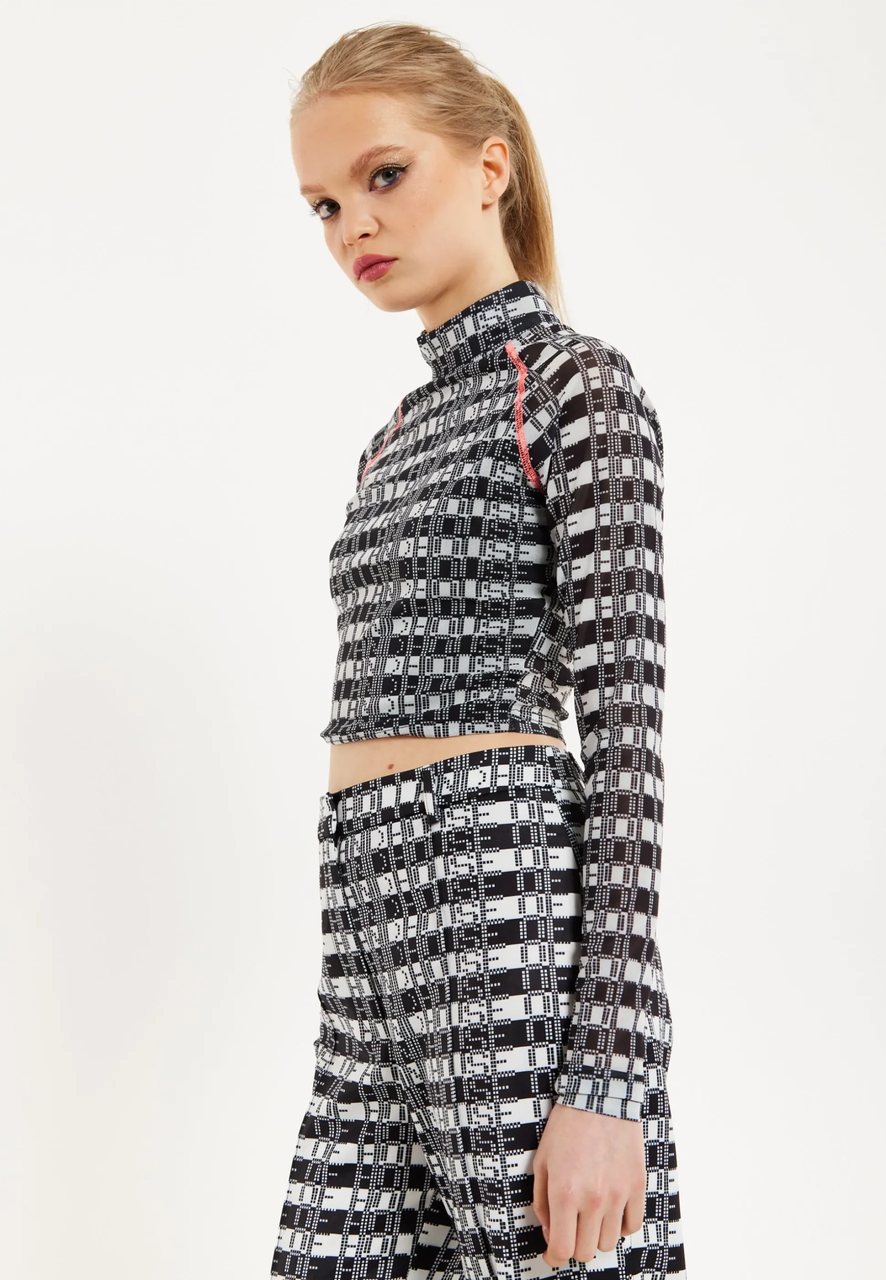 House Of Holland Black And White Top