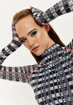 House Of Holland Black And White Top