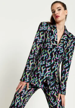 House Of Holland Black Flame Blazer