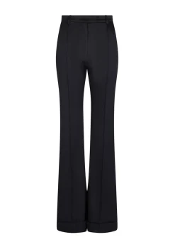 House of Holland Black Satin Tailored Flared Trouser