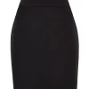 House of Holland Black Suit Mini Skirt