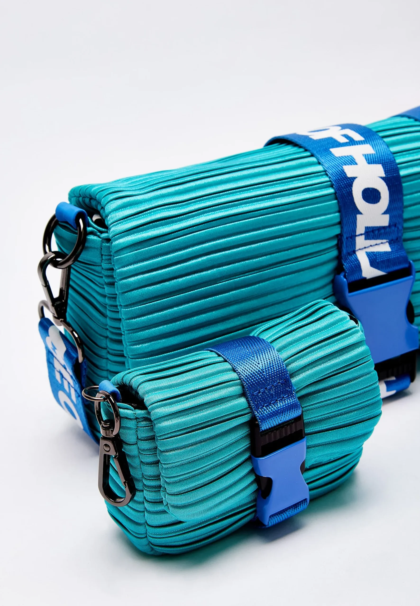 House Of Holland Blue Crossbody Bag With Purse