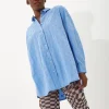 House Of Holland Blue Jacquard Shirt