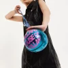 House of Holland Blue Metallic Sphere Crossbody Bag