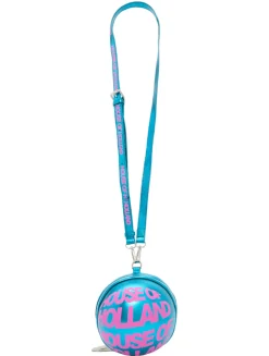 House of Holland Blue Metallic Sphere Crossbody Bag