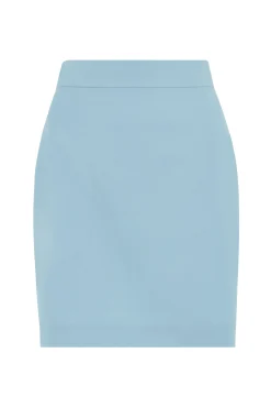 House of Holland Blue Suit Mini Skirt