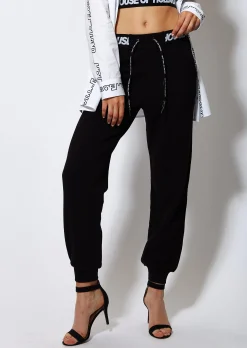House of Holland branded logo waistband joggers