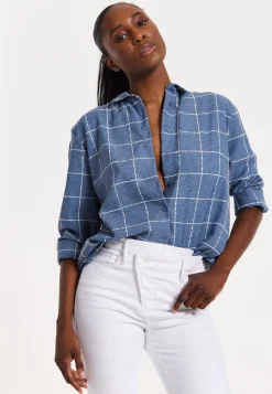 House of Holland Classic Blue Checked Shirt