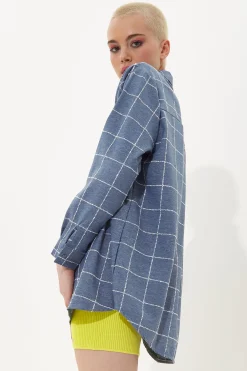 House of Holland Classic Blue Checked Shirt