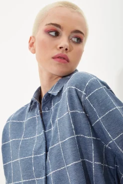 House of Holland Classic Blue Checked Shirt