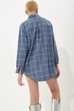 House of Holland Classic Blue Checked Shirt