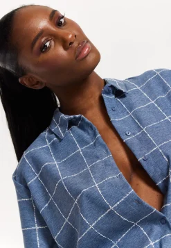 House of Holland Classic Blue Checked Shirt