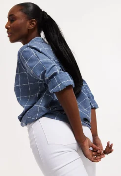 House of Holland Classic Blue Checked Shirt