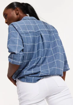 House of Holland Classic Blue Checked Shirt