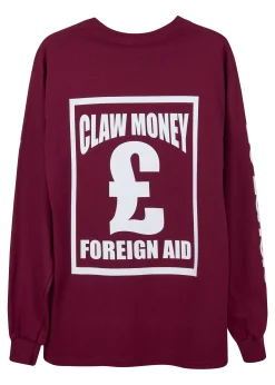 House of Holland @clawmoney 'Branded Money Man' Long Sleeve Tee