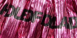 House Of Holland Crinkle Shoulder And Crossbody Bag Fuschia Pink