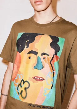House of Holland @cristina_banban 'Sam' Khaki Tee