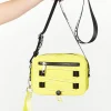 House of Holland Cross Body Bag With Rope Detail In Yellow