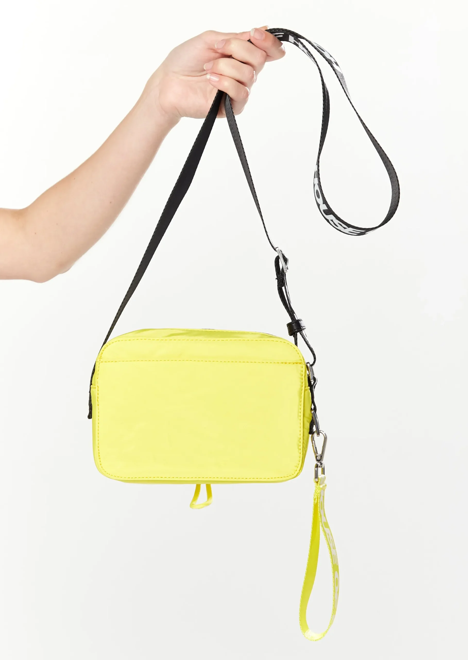House of Holland Cross Body Bag With Rope Detail In Yellow