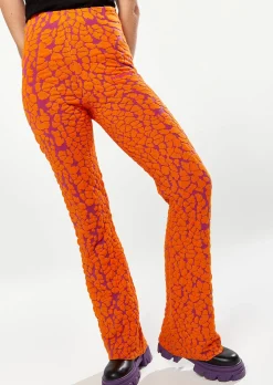 House Of Holland Duo Trouser In Orange