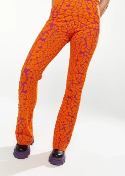 House Of Holland Duo Trouser In Orange