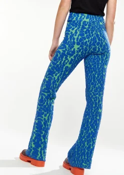 House Of Holland Duo Trouser In Blue