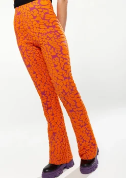 House Of Holland Duo Trouser In Orange