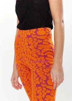 House Of Holland Duo Trouser In Orange