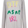 House of Holland @eddieeddiebybillytommy 'DTF' Long Sleeve Tee