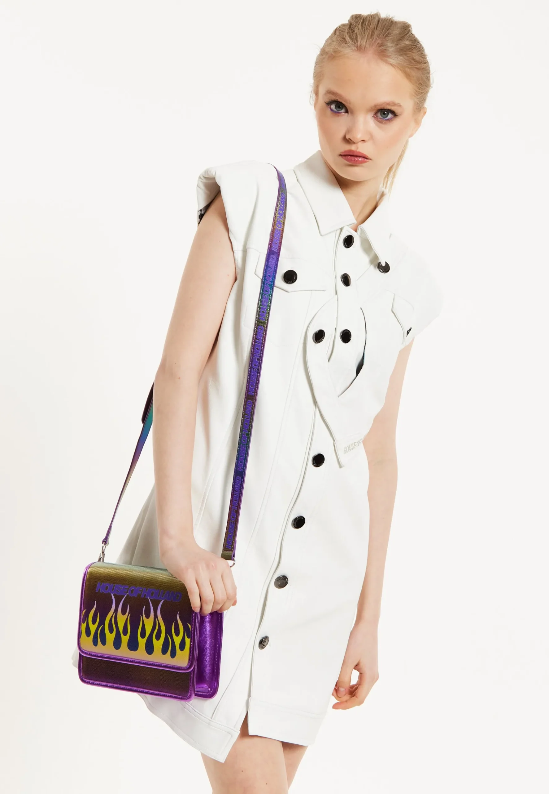 House Of Holland Flame Crossbody Bag