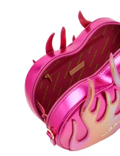 House Of Holland Flaming Heart Crossbody Bag