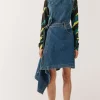 House of Holland Folded Denim Dress