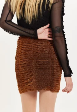 House of Holland Gathered Mini Skirt