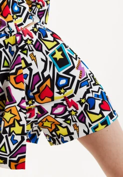 House Of Holland Graphic Pop Art Blazer Playsuit