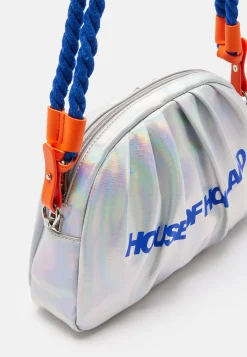 House of Holland Holographic Shoulder With Bag Blue Rope Strap