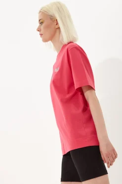 House of Holland Hot Pink Transfer Printed T-Shirt