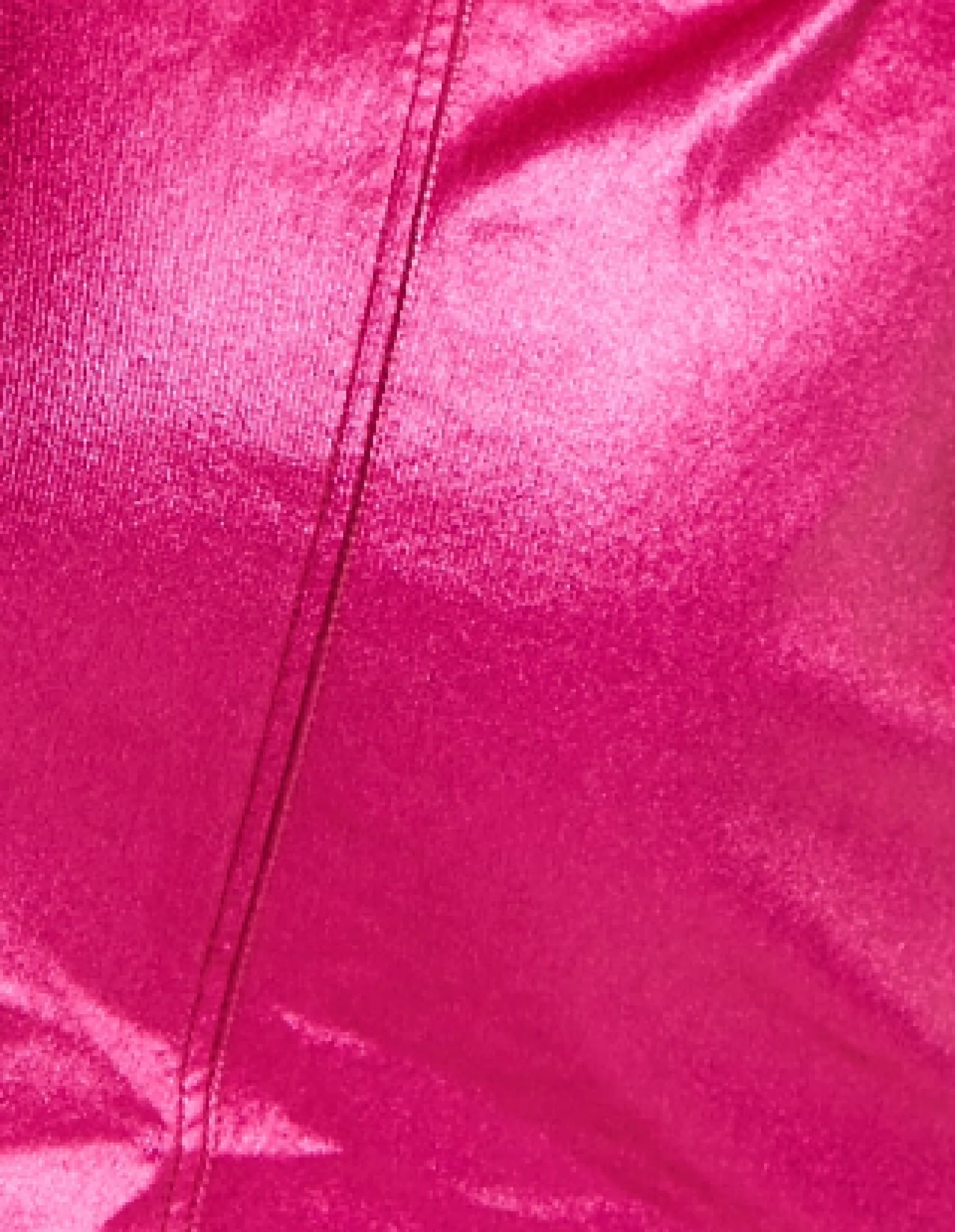 House of Holland Hot Pink Denim Dress With Stud Details