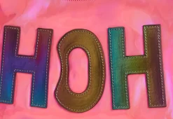 House Of Holland Iridescent Pink Shoulder Bag