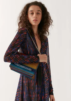 House Of Holland Knot Tie Midi Dress